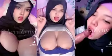 Arra Zinny Toge Hijabers Colmek Brutal Sampe Basah Banjir