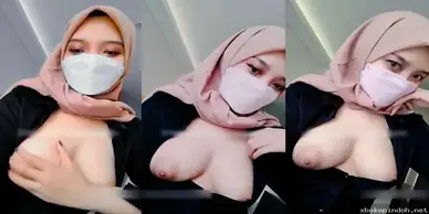 Hijab Camilla Cantik Pap Toket Jumbo Montok Sampe Basah